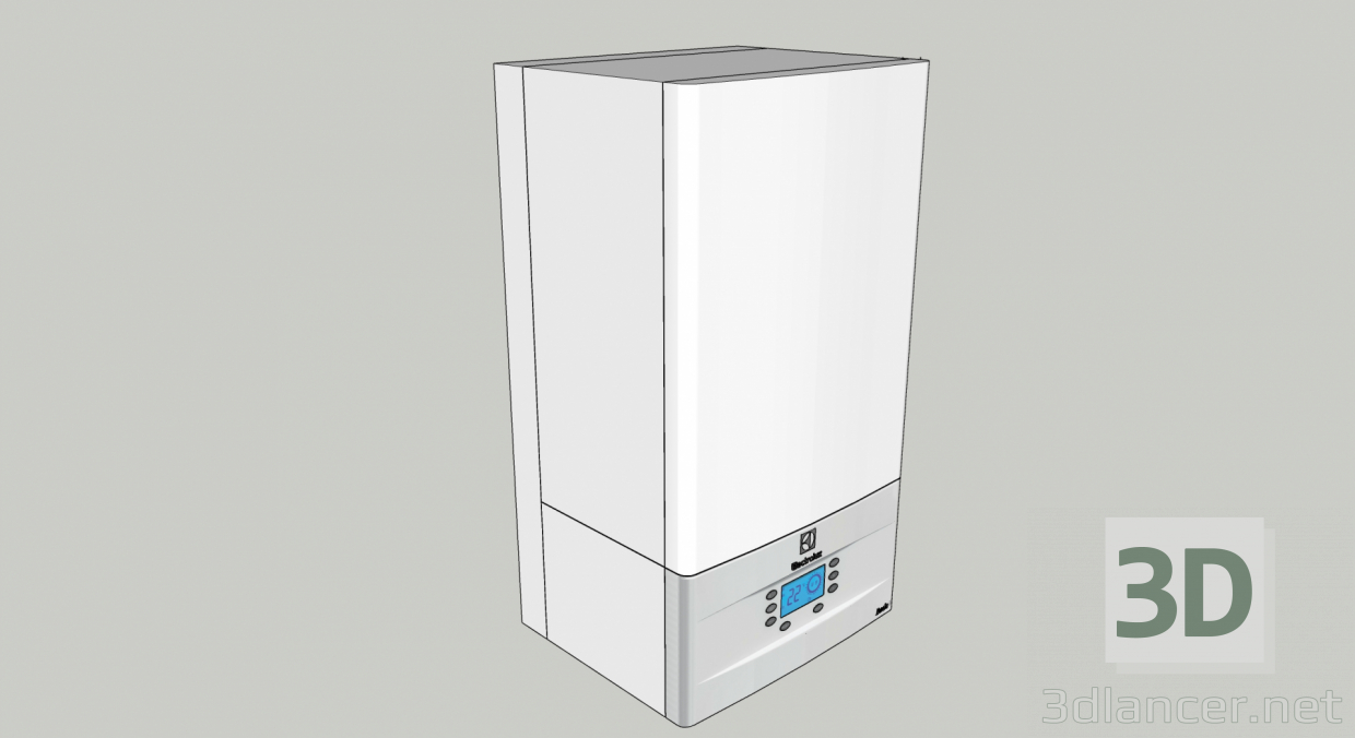 3d model Elrctolux boiler - preview