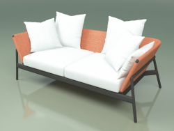 Sofa 002 (Metal Smoke, Batyline Orange)