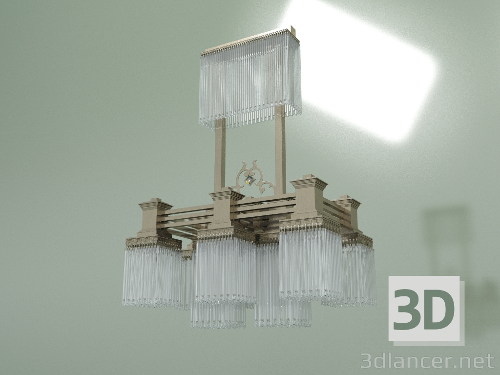 3d model Chandelier CARINO CAR-ZW-9 (P) - preview