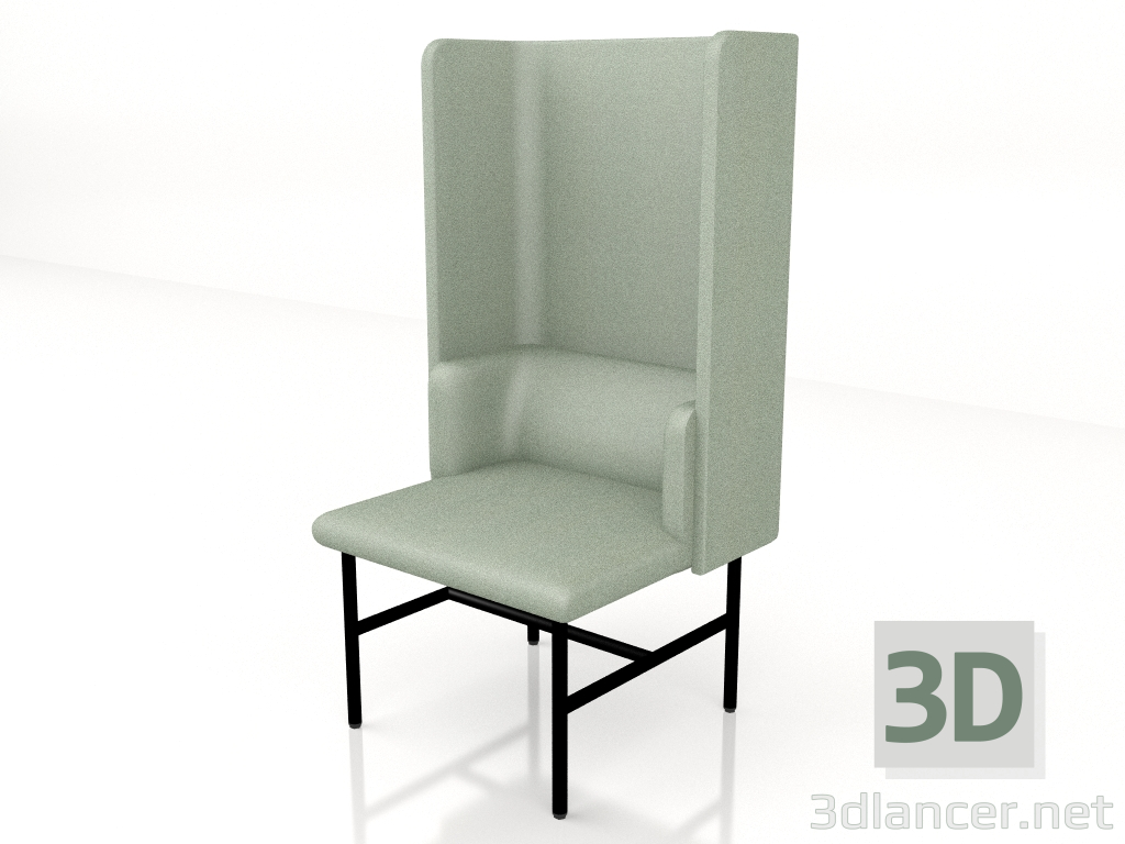 modello 3D Modulo sistema di sedute Agora AR14 - anteprima