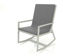 Chaise berçante (Gris ciment)