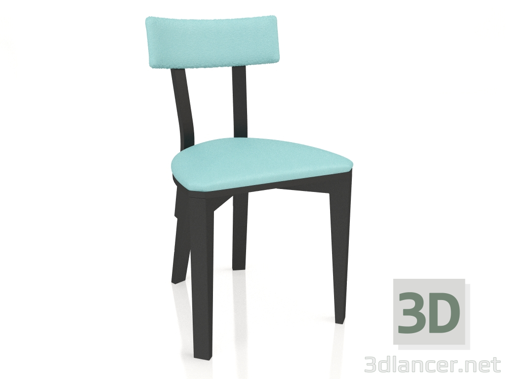 3d model Rectangle Compact Chair (option 8) - preview