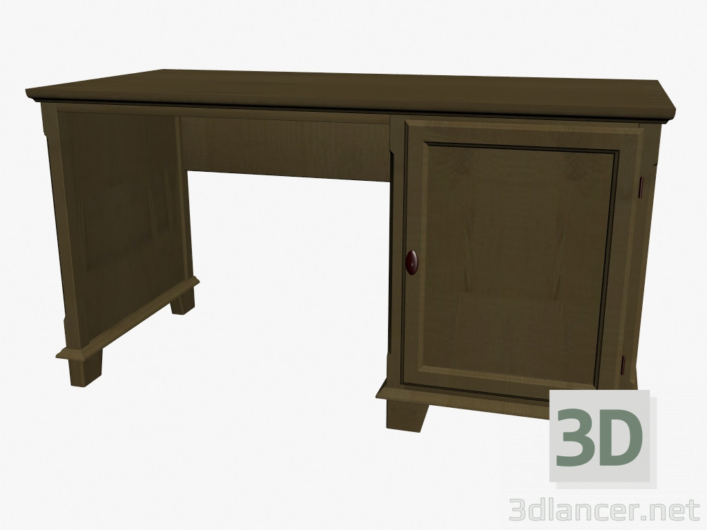 3D Modell Schreibtisch (135h63h72) - Vorschau