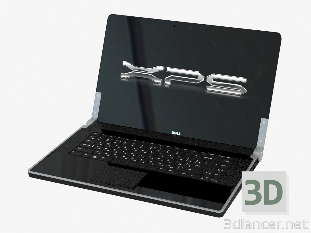 modello 3D Laptop Studio XPS 1645 - anteprima