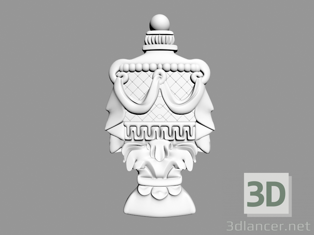 Modelo 3d Decoração de parede (F41) - preview