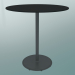 3d model Table BON (9382-01 (⌀ 70cm), H 74cm, HPL black, cast iron gray aluminum) - preview