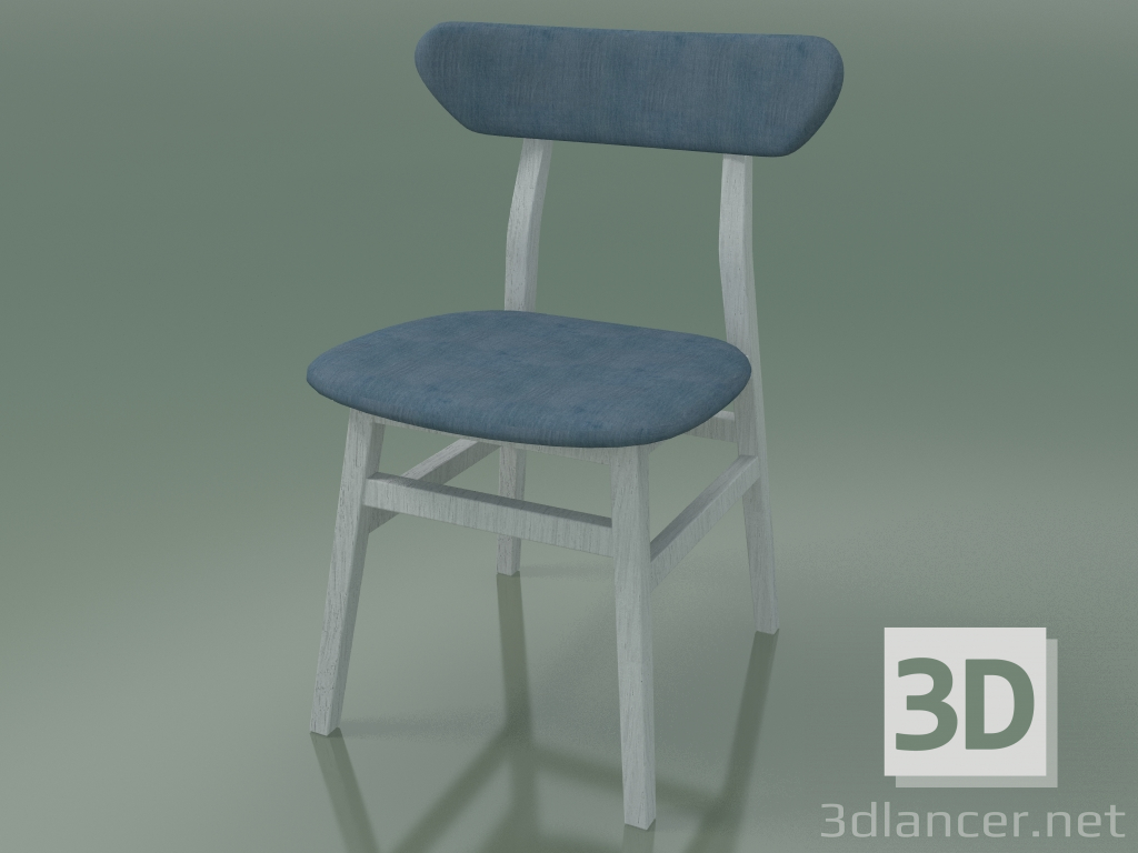 3d model Silla de comedor (221, blanca) - vista previa