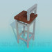 3d model High chair legs - preview