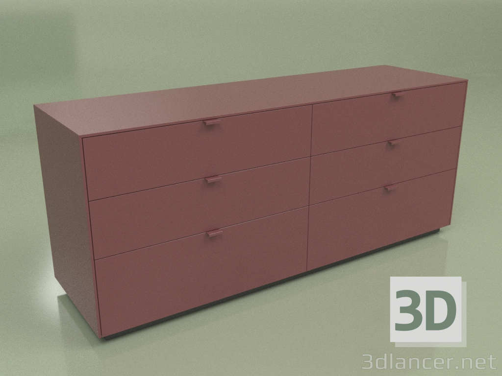 Modelo 3d Cômoda Folio DH6 (2) - preview