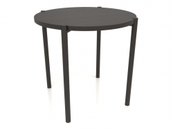 Dining table DT 08 (straight end) (D=790x754, wood brown dark)