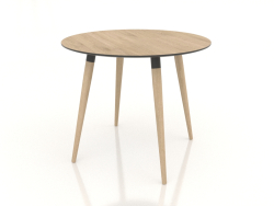 Tavolo da pranzo BRUNO 900x900x750 mm (rovere schiarito)