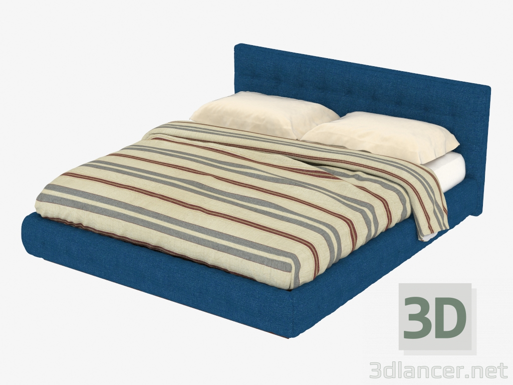 3d model Cama de pellizco doble - vista previa