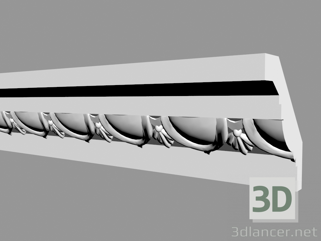 Modelo 3d Cornija C161 - preview