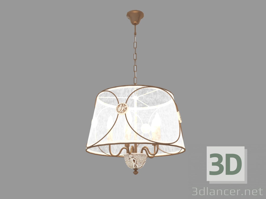 Modelo 3d Lustre LETIZIA (ARM365-05-R) - preview