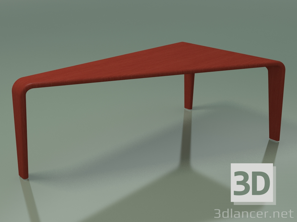 3d model Mesa de centro 3852 (H 36 - 93 x 53 cm, rojo) - vista previa