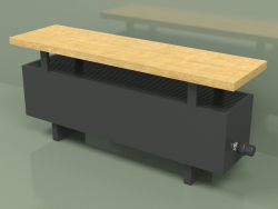 Convector - Aura Bench (240x1000x236, RAL 9005)