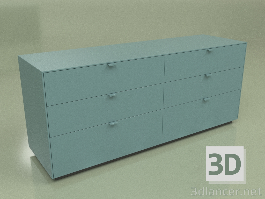 modello 3D Comò Folio DH6 (3) - anteprima