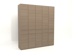 Armario MW 03 madera (2500x580x2800, gris madera)