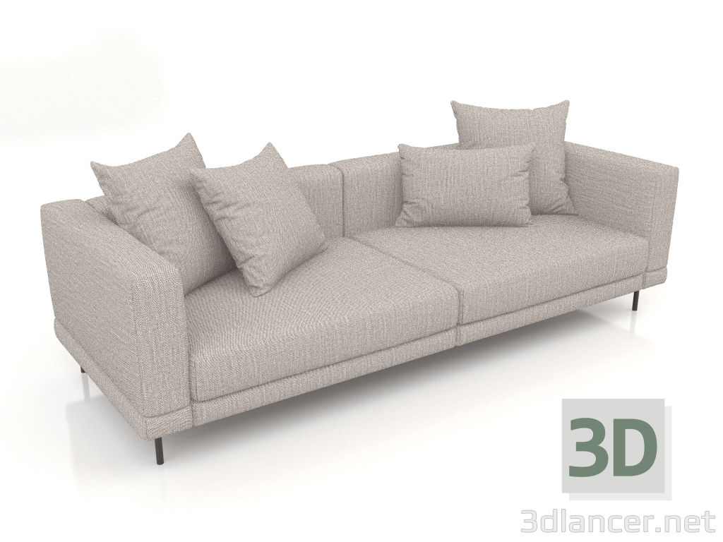 modello 3D Divano Carol-2 (Demetra 902) - anteprima