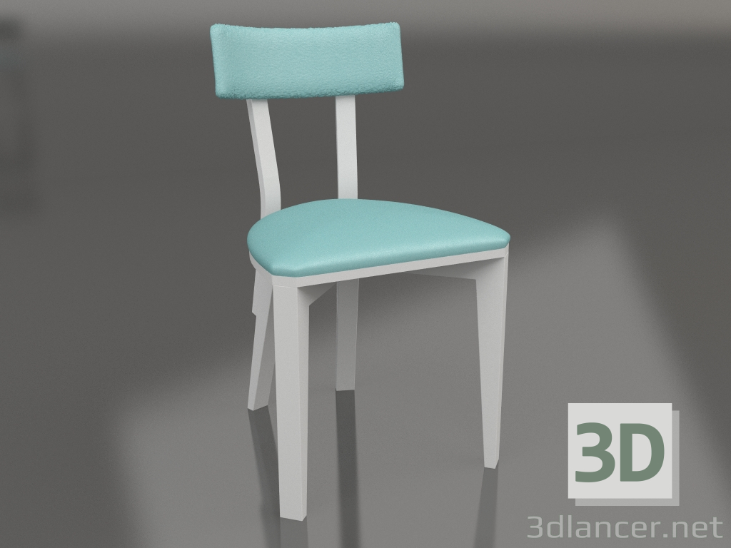 3d model Rectangle Compact Chair (option 10) - preview