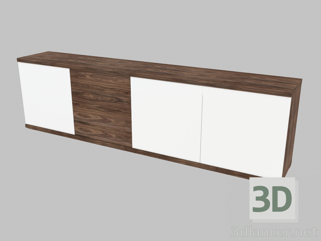 3D Modell 4-teiliges Buffet (6160-33) - Vorschau