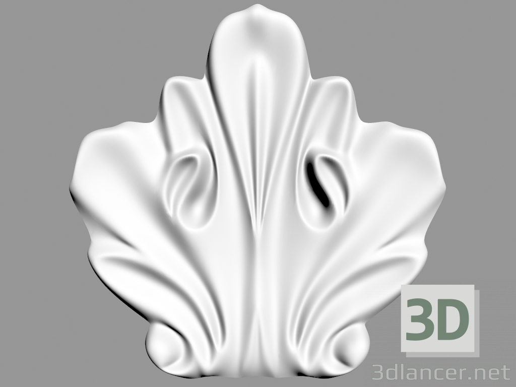 3D Modell Wanddekoration (F43) - Vorschau