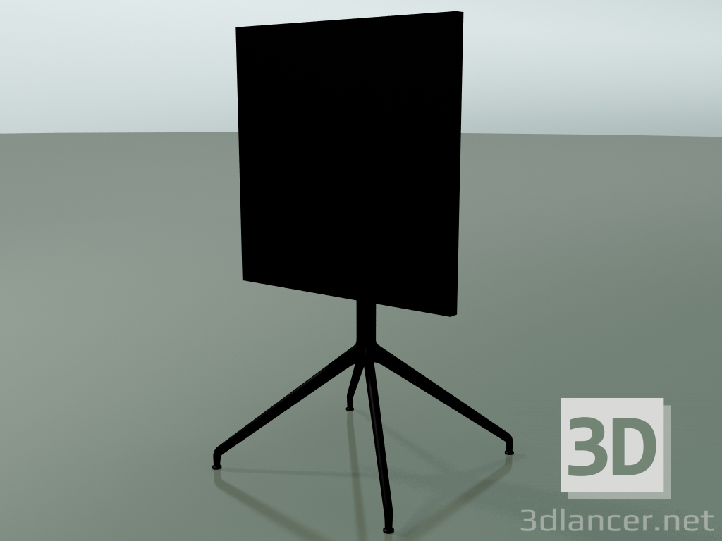 3d model Square table 5706, 5723 (H 74 - 59x59 cm, folded, Black, V39) - preview