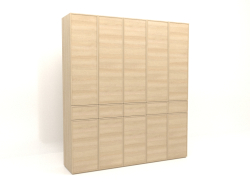 Wardrobe MW 03 wood (2500x580x2800, wood white)