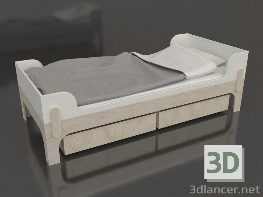 3d model Cama TUNE Y (BNTYA2) - vista previa