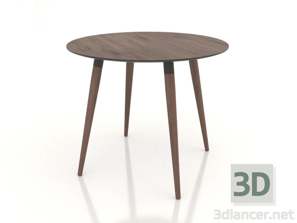 3d model Mesa de comedor BRUNO 900x900x750 mm (roble tabaco) - vista previa