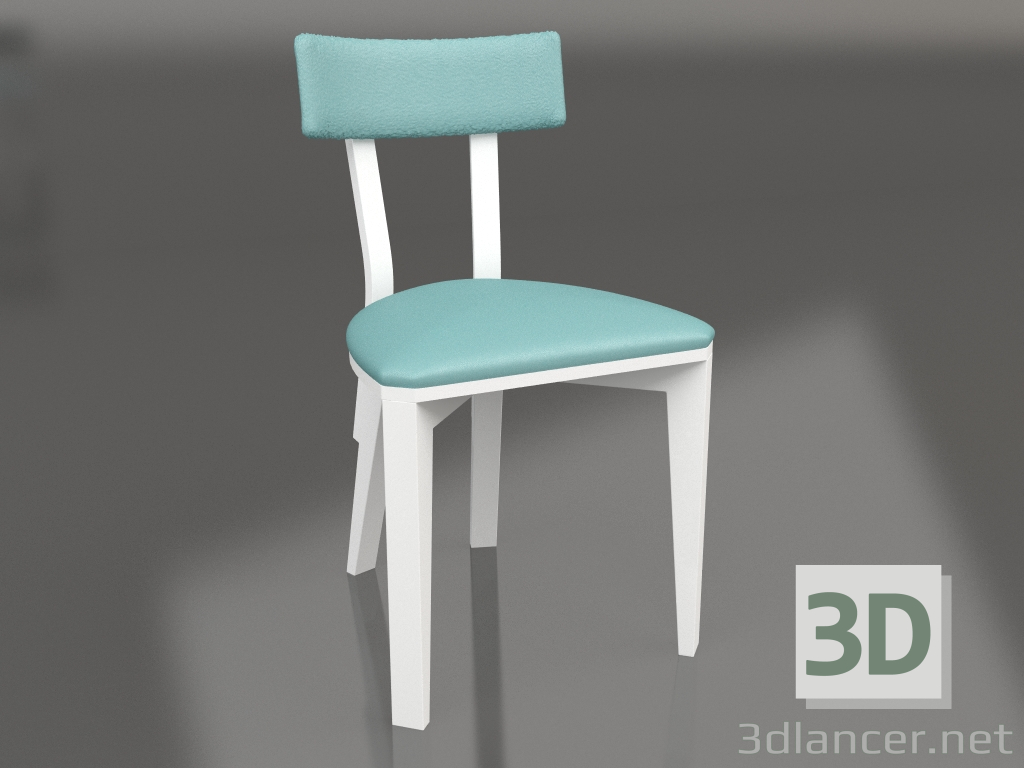 3d model Rectangle Compact Chair (option 11) - preview