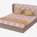 3d model Double bed Pompei - preview