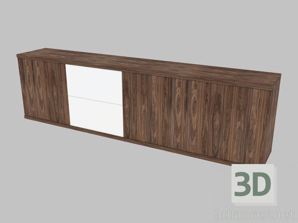 3d model Buffet que cuelga cuatro secciones (6160-36) - vista previa