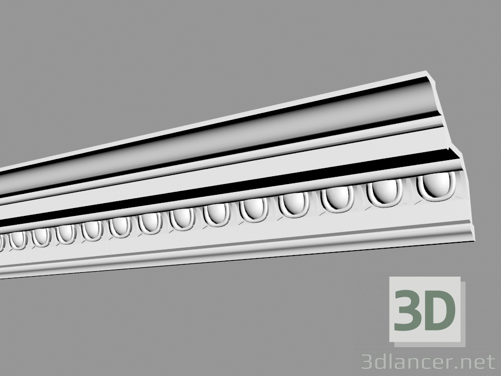 3d модель Карниз C204 – превью