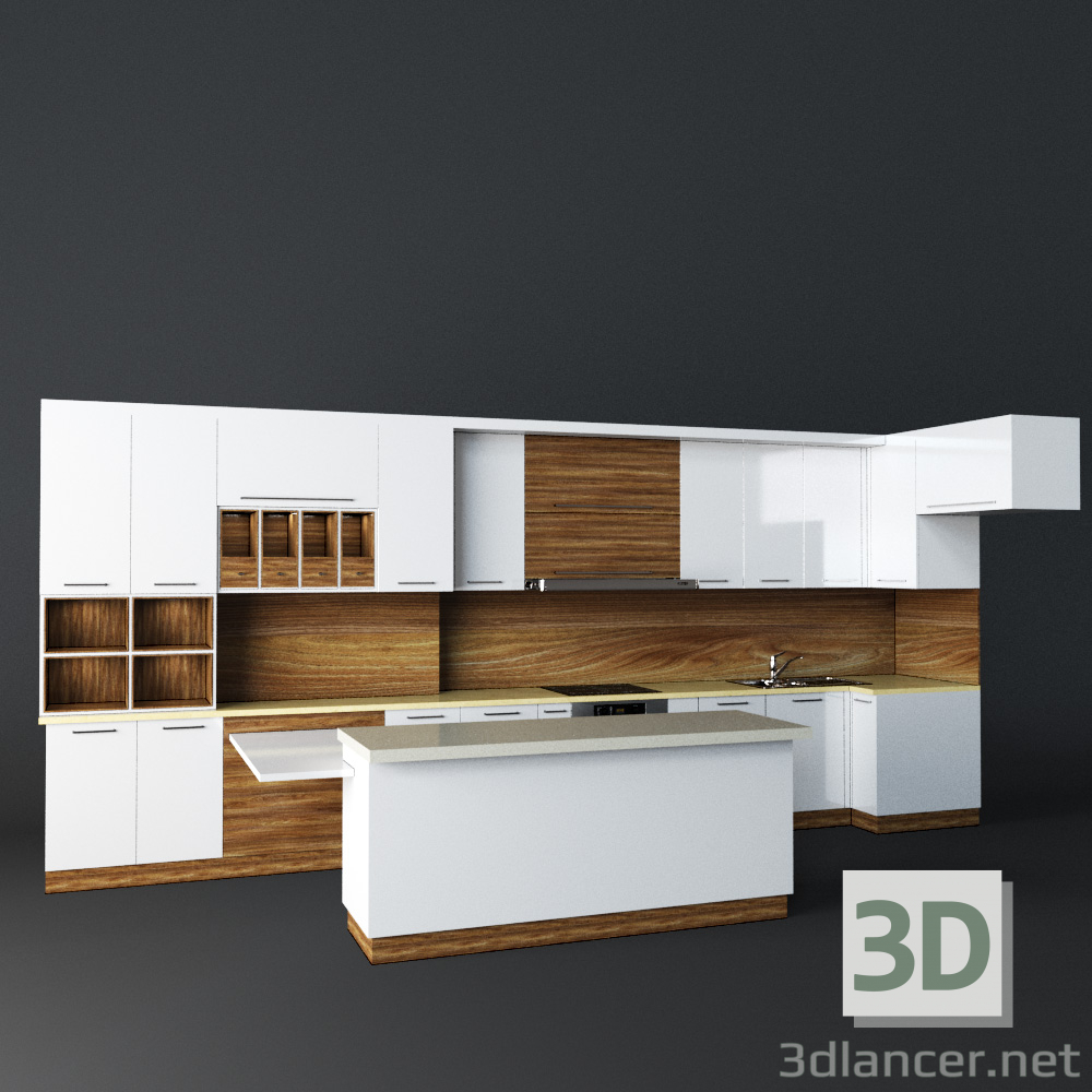 Modelo 3d Cozinha - preview