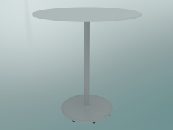 Mesa BON (9382-01 (⌀ 70cm), A 74cm, HPL branco, ferro fundido branco)