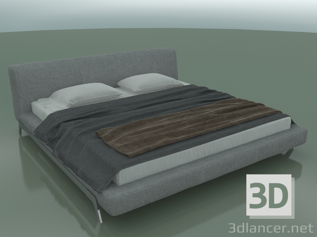 3D Modell Doppelbett Eterna unter der Matratze 2000 x 2000 (2270 x 2470 x 780, 227ET-247) - Vorschau