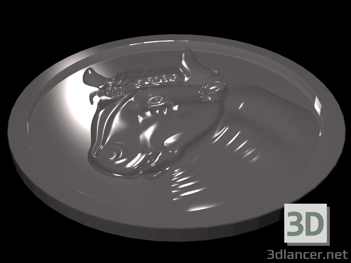 3d Greek gem model buy - render