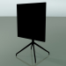 3d model Square table 5707, 5724 (H 74 - 69x69 cm, folded, Black, V39) - preview