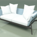 3D Modell Sofa 002 (Metal Smoke, Batyline Sky) - Vorschau