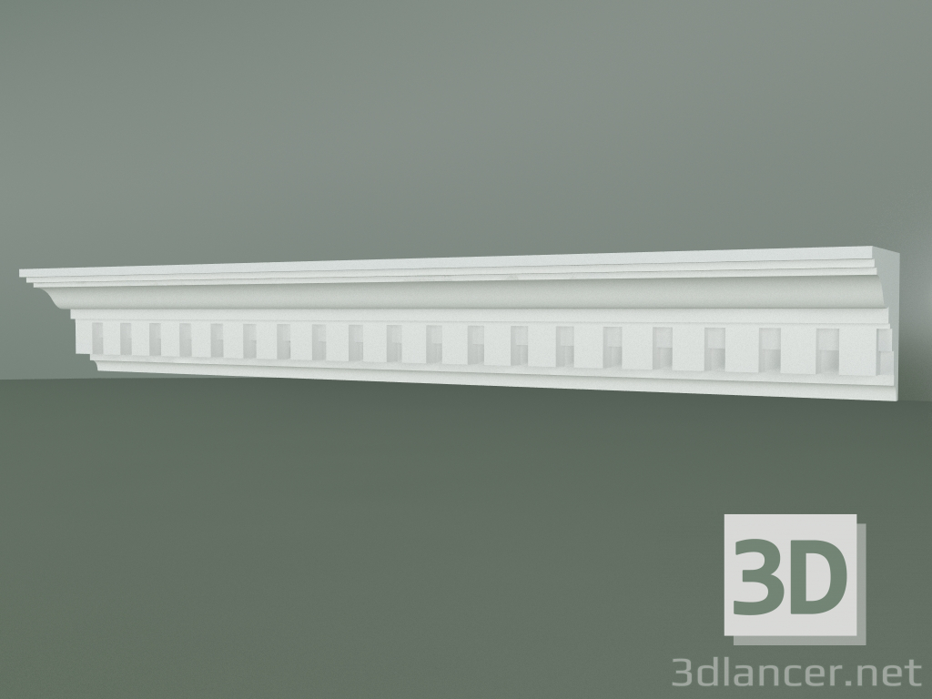 3D modeli KV503 süslemeli alçı korniş - önizleme