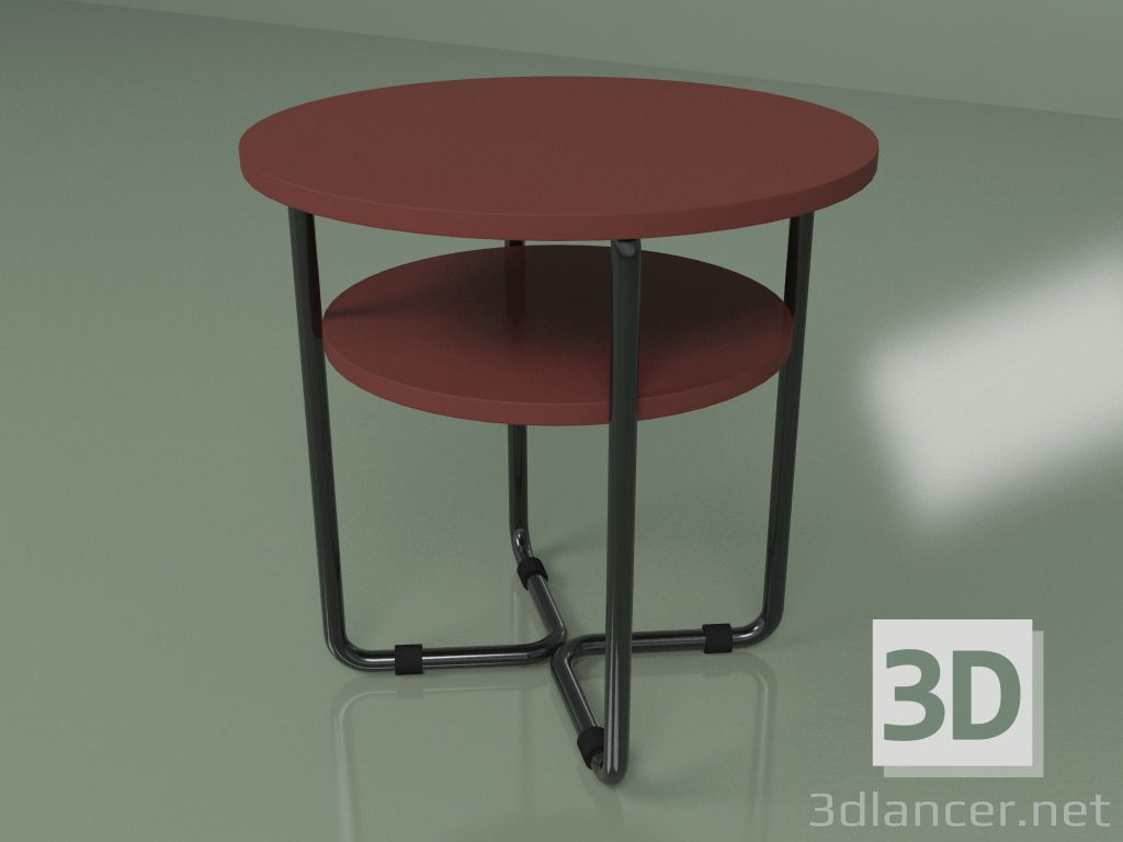 3d model Mesa de centro (burdeos) - vista previa