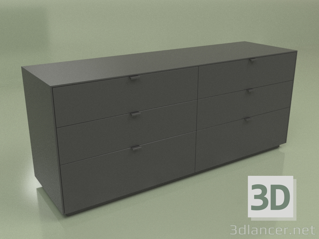 3d model Cajonera Folio DH6 (5) - vista previa