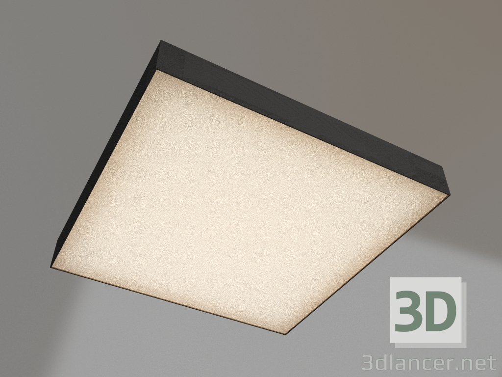 3d model Lamp SP-QUADRO-S500x500-50W Day4000 (BK, 120 deg, 230V) - preview