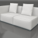 3d model Sofa module, section 1 left (Blue gray) - preview