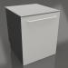 3D Modell Kleiderschrank 60 cm (grau) - Vorschau