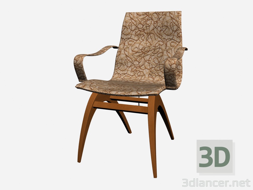 3d model Silla Luis 1 - vista previa