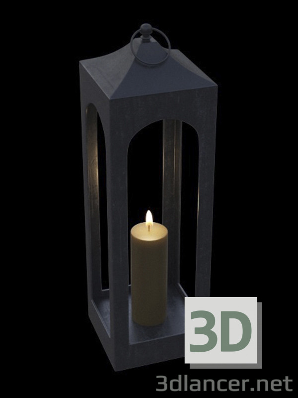 3d model Standing Candle Tower - preview