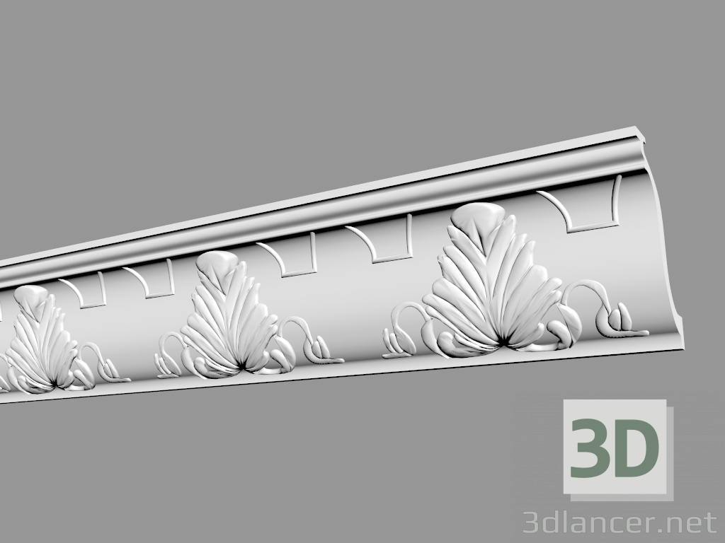 3d model Cornice C206 - preview