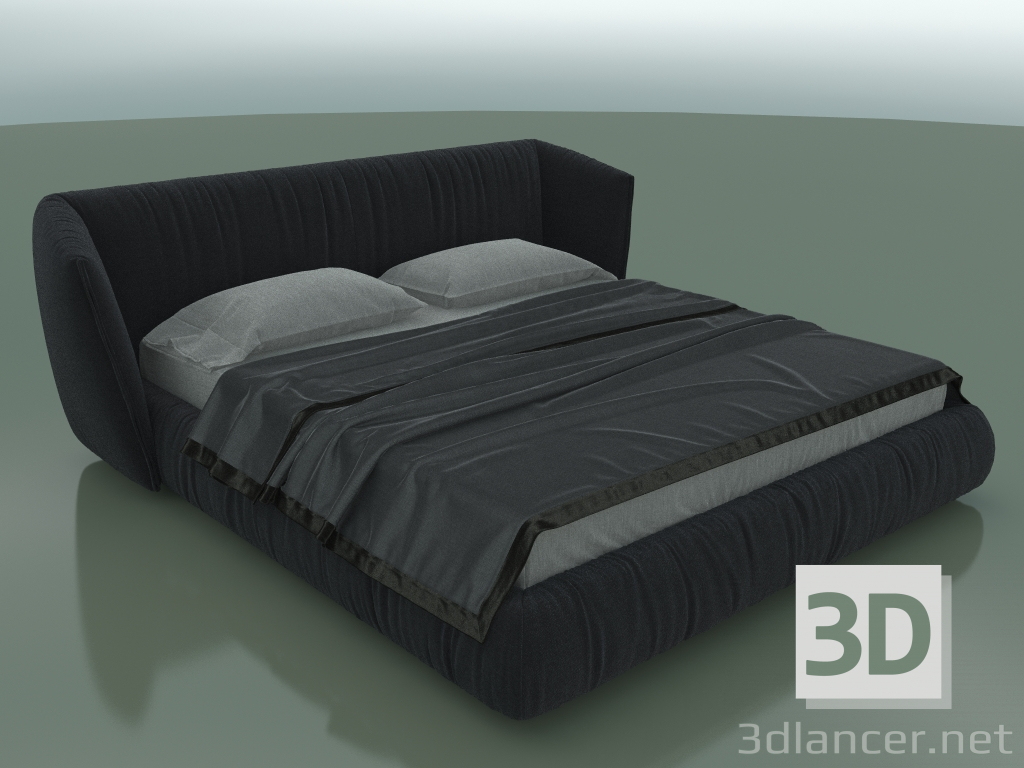 3D Modell Doppelbett Zu Nacht unter der Matratze 1800 x 2000 (2400 x 2230 x 950, 240TN-223) - Vorschau